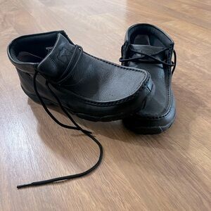 Black Twisted X driving moccasins